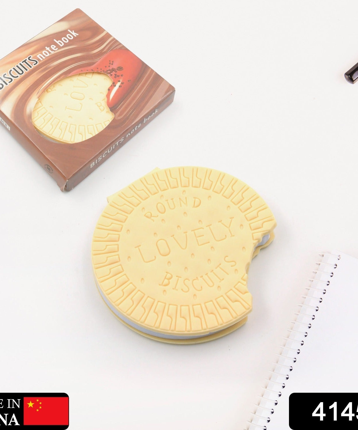 Notebook with biscuit pattern, ideal for writing and early learning