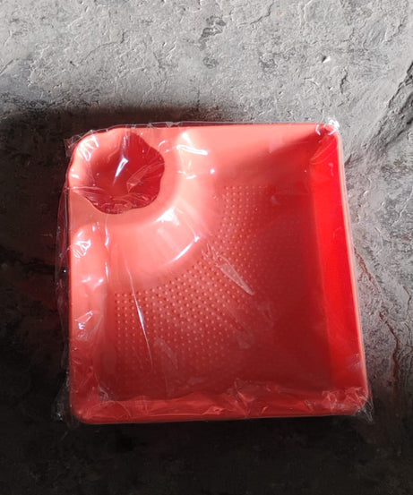 Plastic Plates with Dipping Saucer & Round Dip Part (1 Pc / 18×16 Cm / 1 Pc)