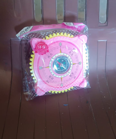 2-in-1 Navigation / Direction North-South Compass with Clock (1 Pc)