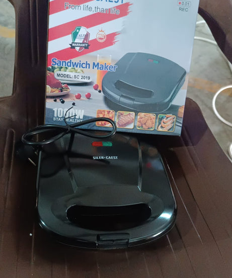 Waffle Maker, Makes 2 Square Shape Waffles| Non-Stick Plates| Easy to Use with Indicator Lights