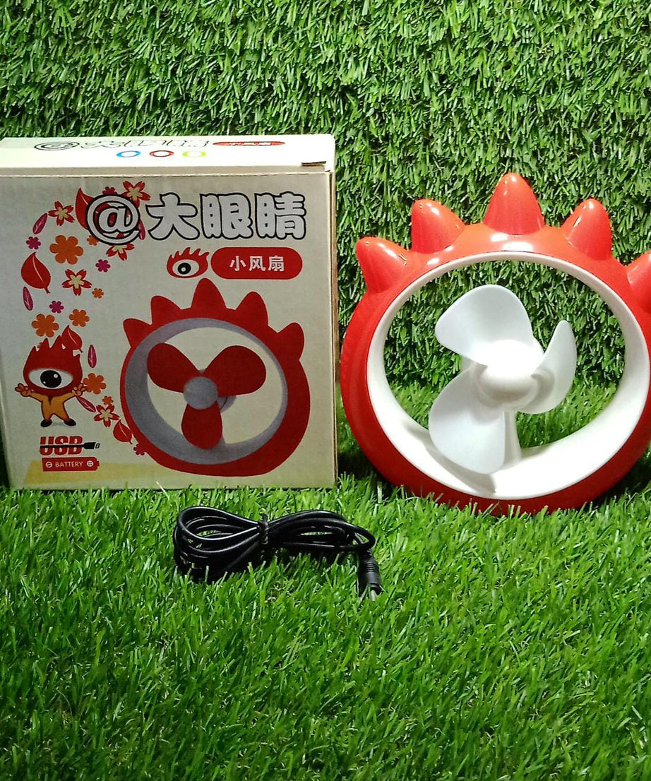 Mini Desktop Fan – Rechargeable USB Cooling Fan for Home, Office & Car (Battery Not Included)