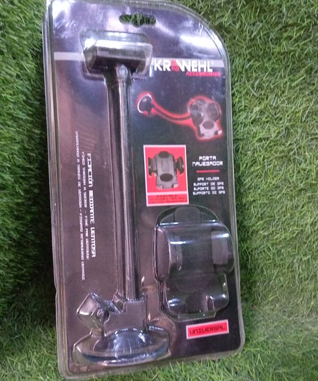 Adjustable car phone holder with suction