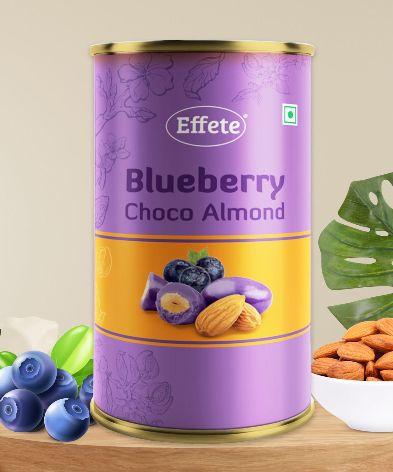 blueberry choco almonds