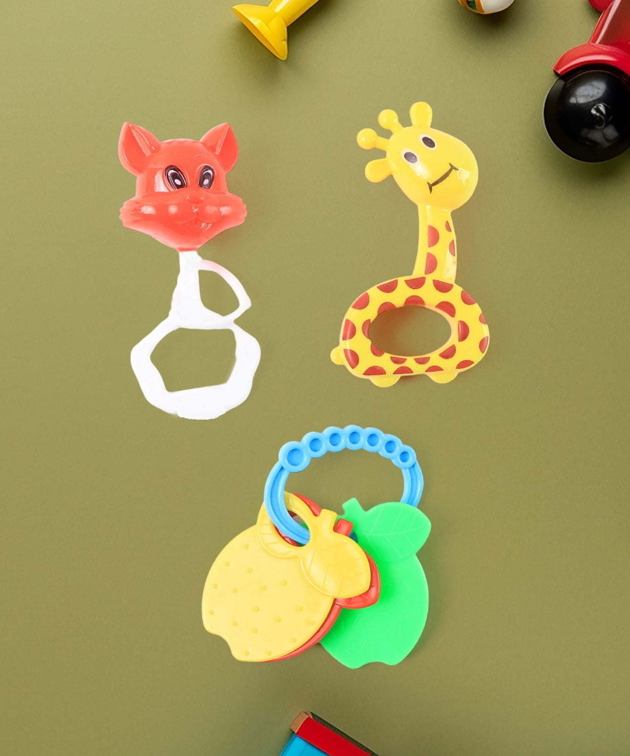 Baby Rattle Toy Collection for Infants 8 Pcs Set