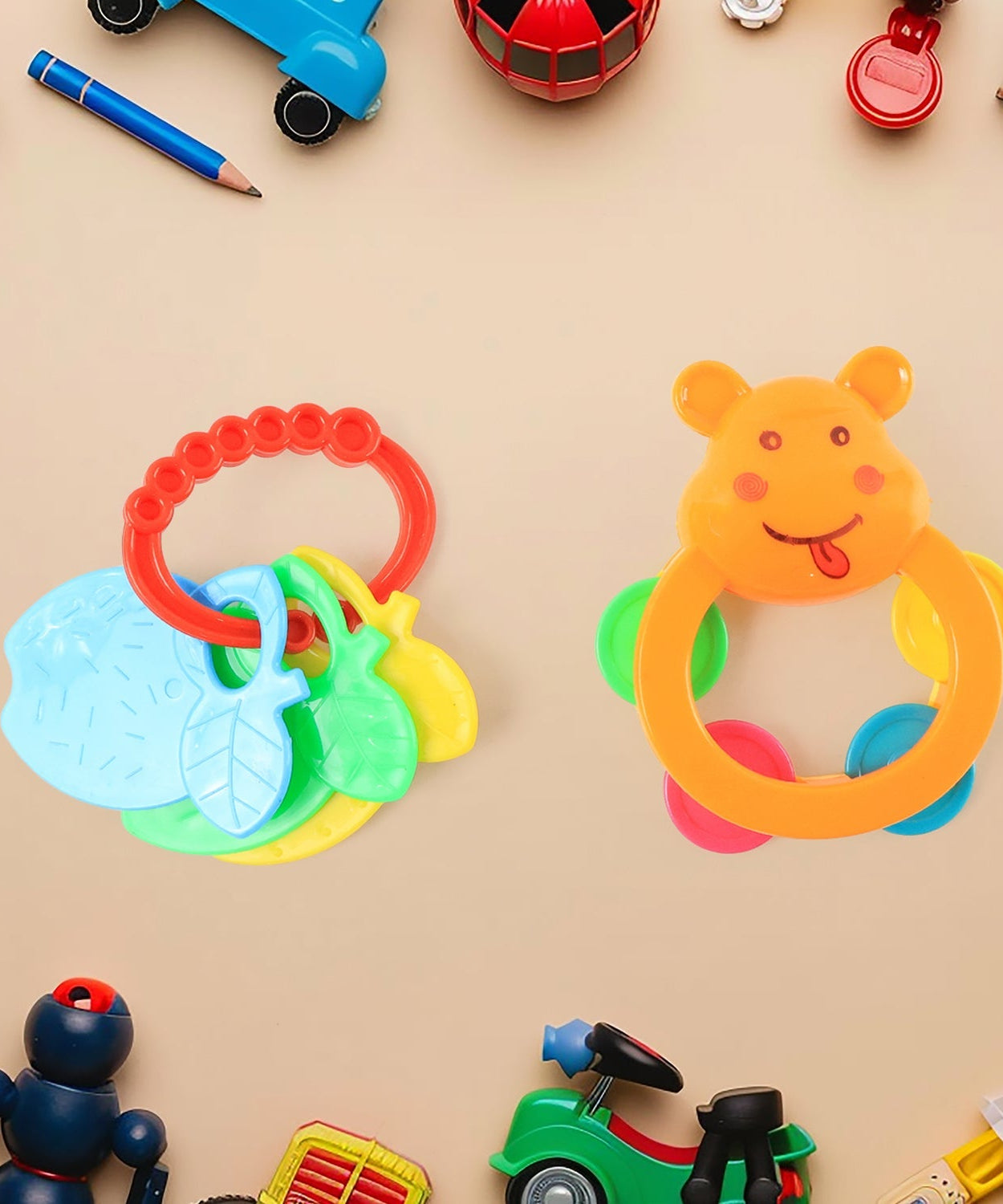8 Pc Rattle Toy Set