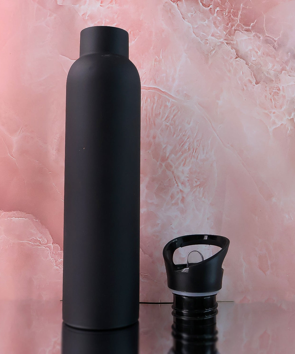 Sports Water Bottle – Matte Finish Leak-Proof Reusable Bottle 900 ML Approx (1 Pc)