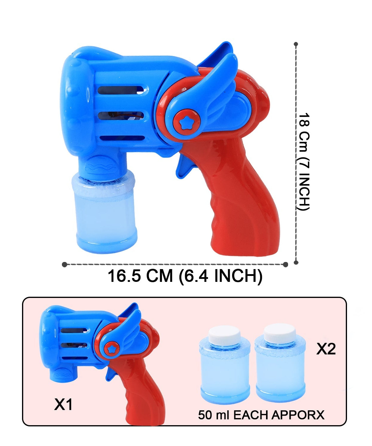 Outdoor Play Bubble Gun Toy