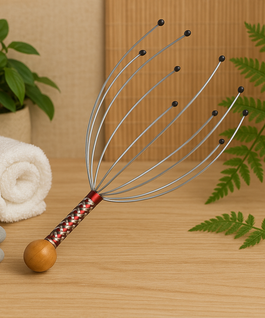 Hand Held Scalp Head Massager Stress Relief