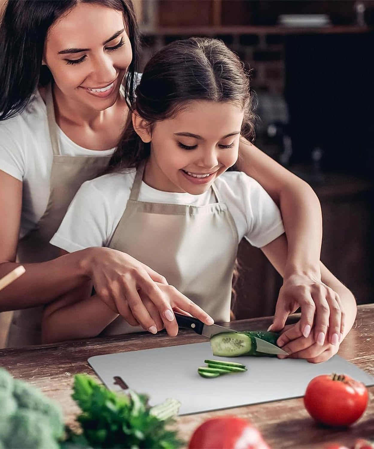 Stainless Steel Vegetable & Fruit Cutting Chopping Board (31×20 Cm / 1 Pc)