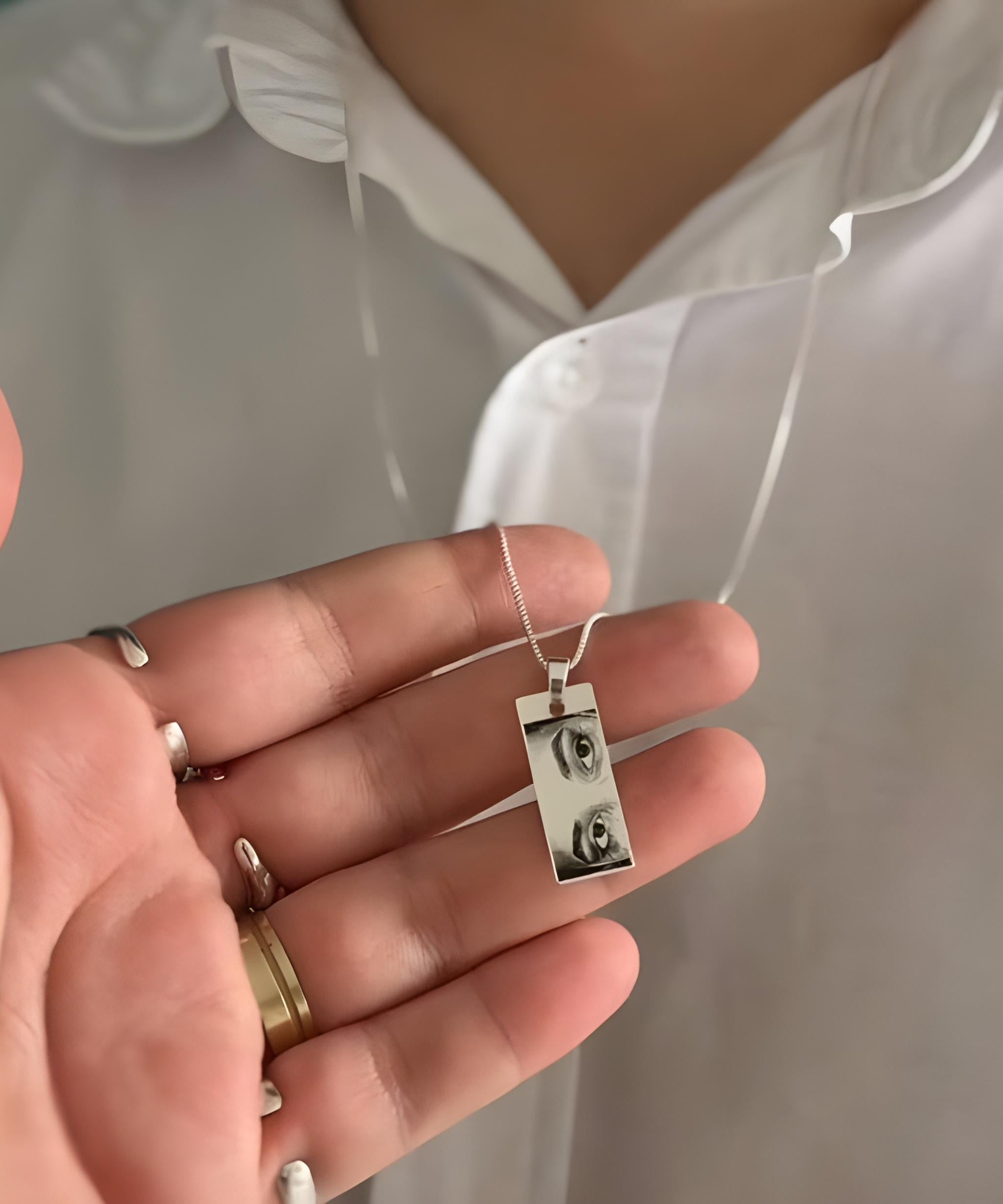 Personalized Eye Symbol Necklace