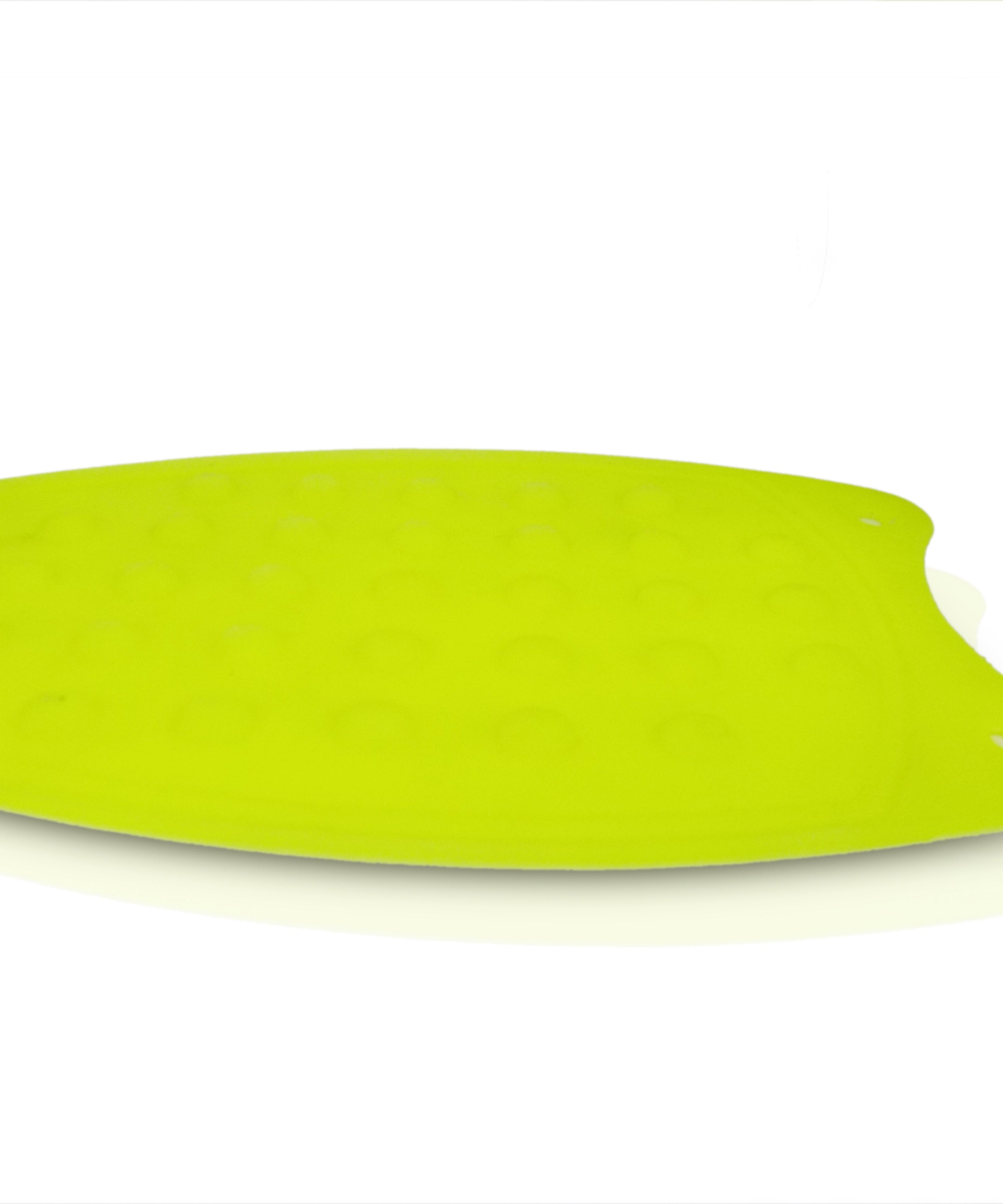 Iron mat made of heat-resistant silicon for use with hot tools.