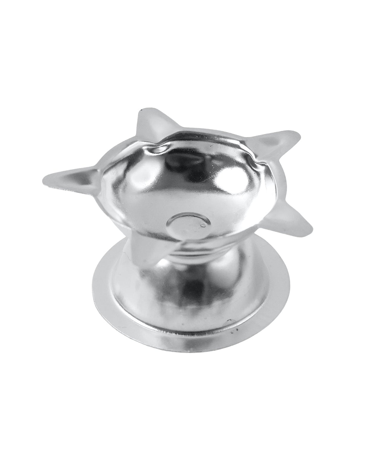 Stainless Steel Lotus Style Aarti Diya