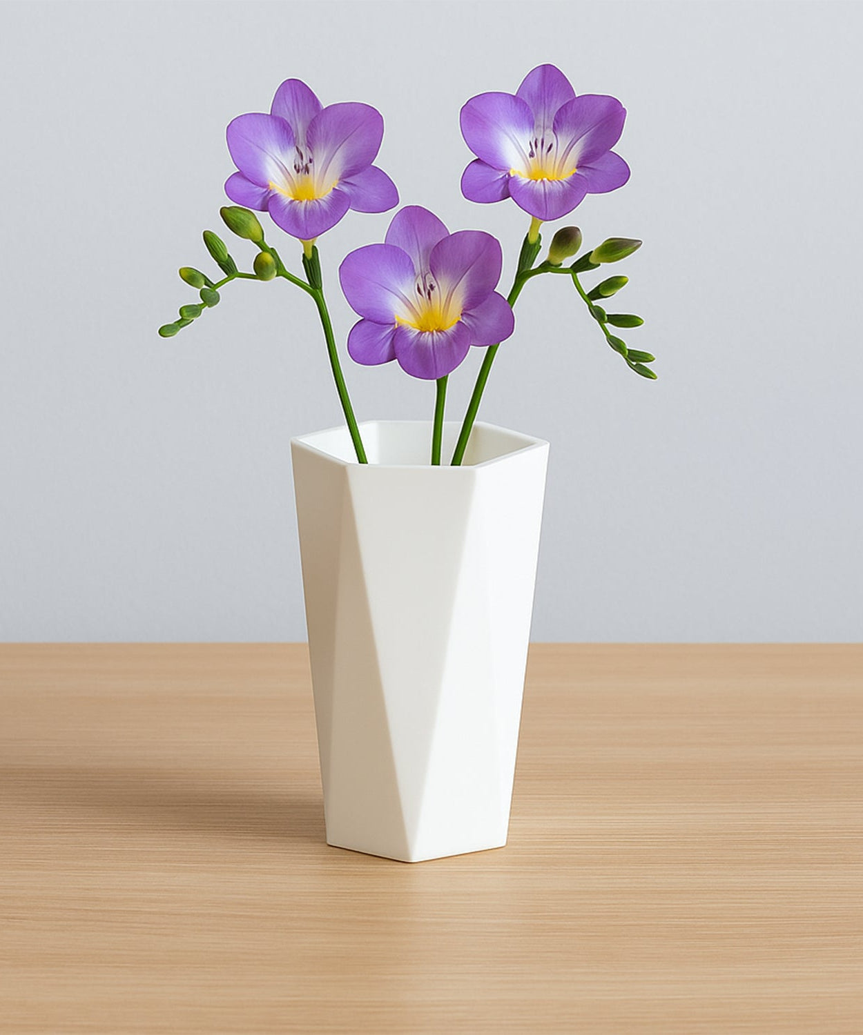 Contemporary Plastic Flower Vase