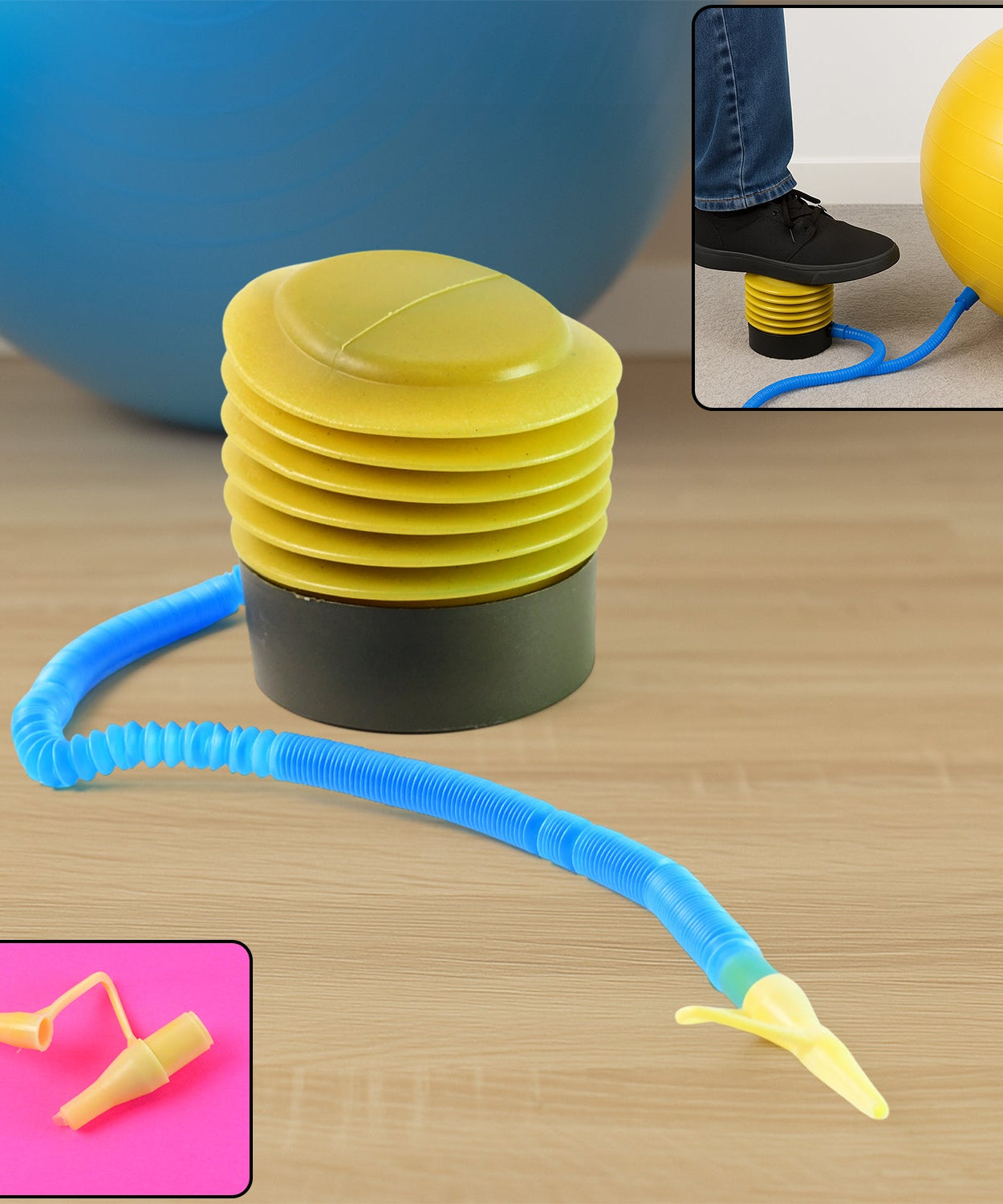 Portable Foot Air Pump with Hose