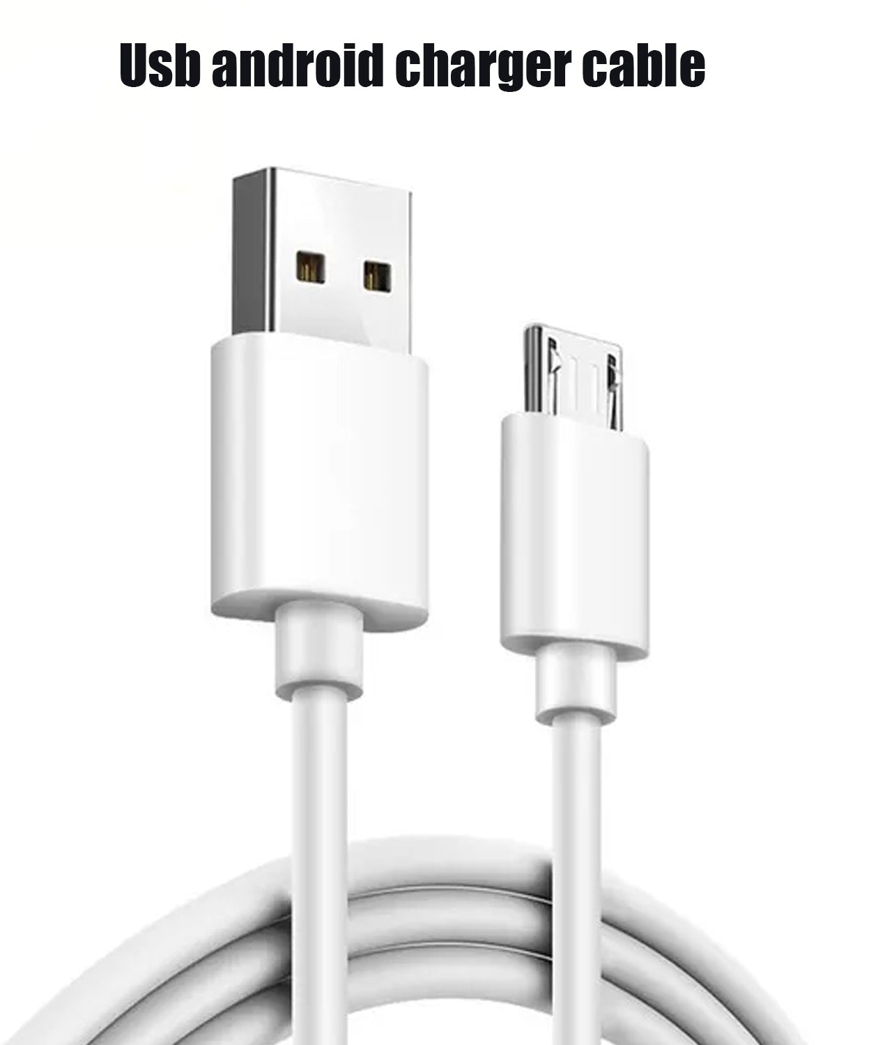 Durable micro USB cable for data transfer and charging