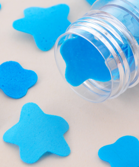 Portable Hand Washing Bath Flower Shape Paper Soap Strips In Test Tube Bottle