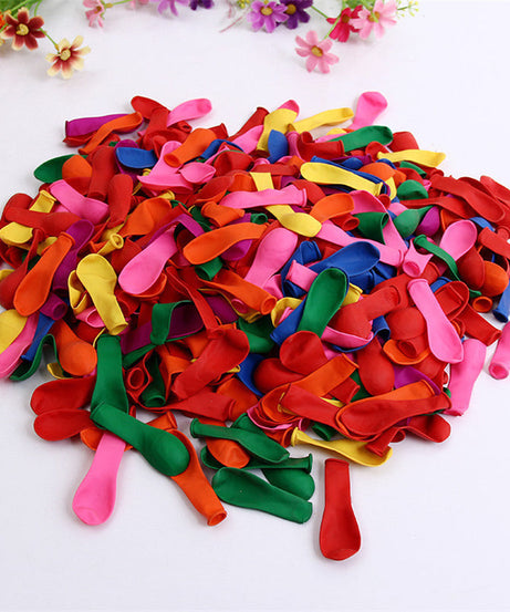Pack of 500 multicolored non-toxic Holi water balloons
