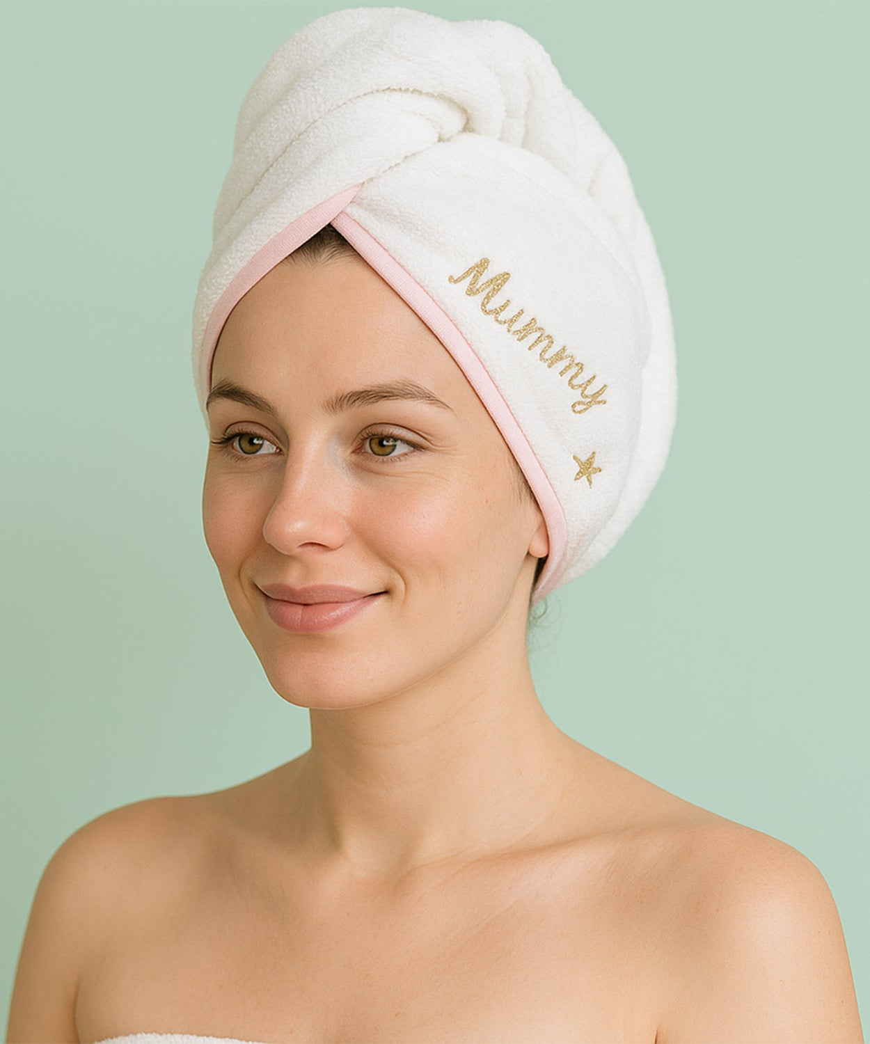 Luxury Microfiber Hair-Drying Towel Wrap (1 Pc)