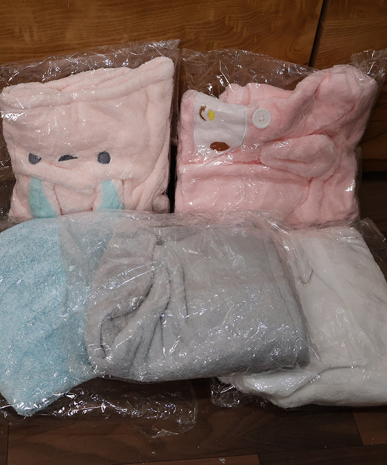 Soft Microfiber Hair Drying Towel Wrap  (1 Pc / Mix Design)