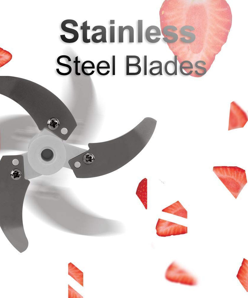 Hand chopper and blender for kitchen use