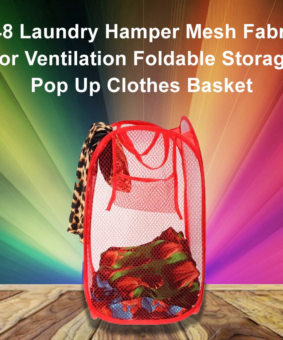 Foldable storage laundry basket