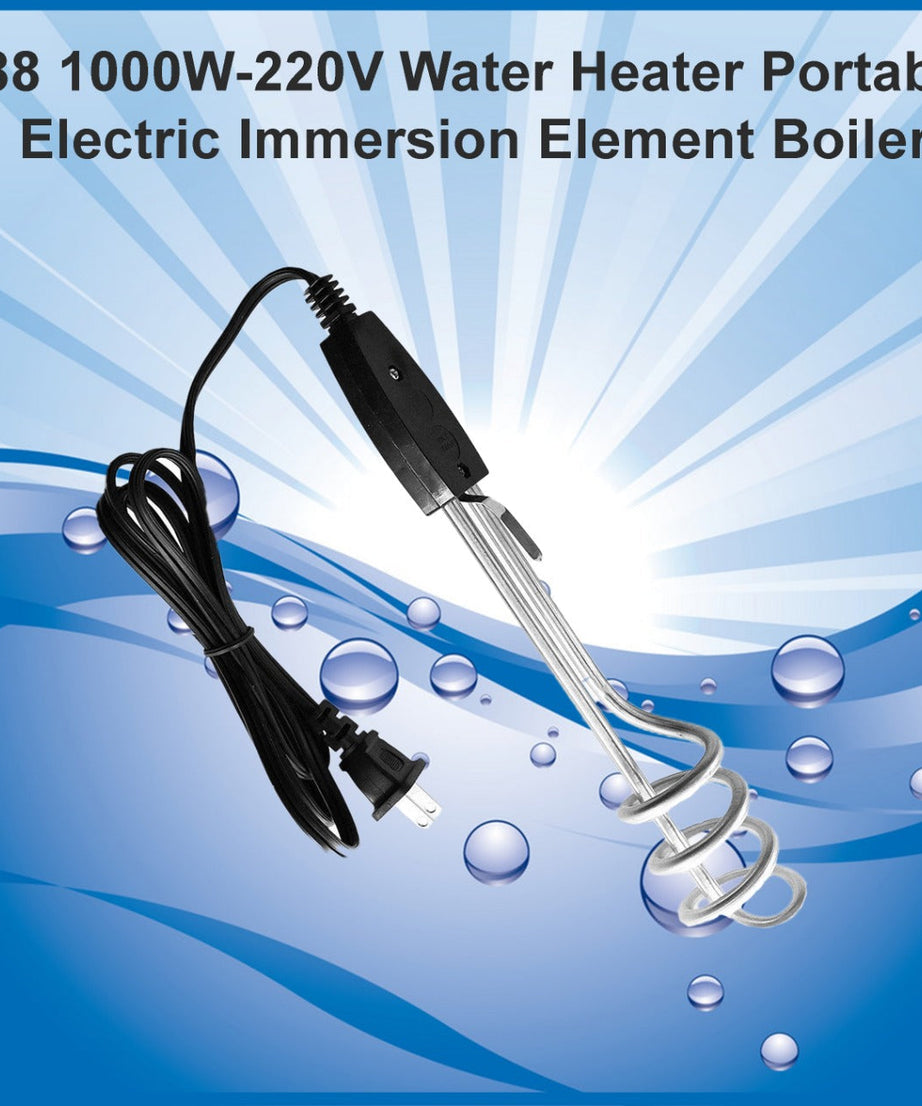 Immersion heater element, portable model