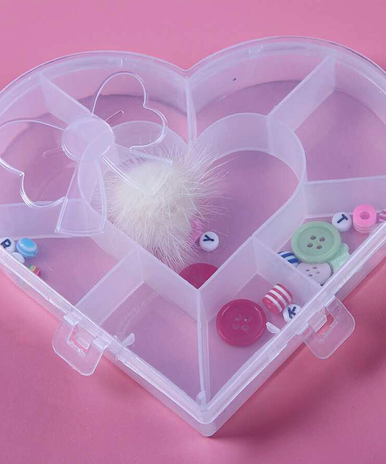 Cute Heart Box with Bow Design