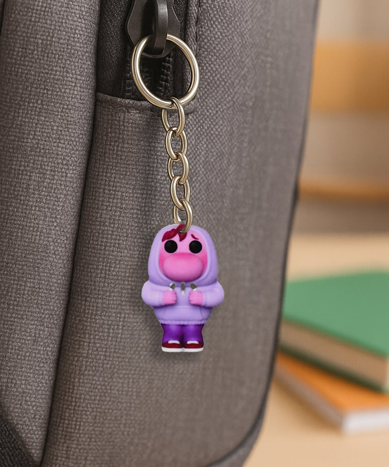 Soft Rubber Cartoon Keychain 