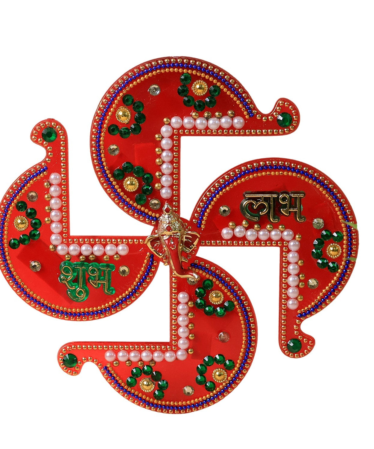 Traditional Golden Swastik Shubh