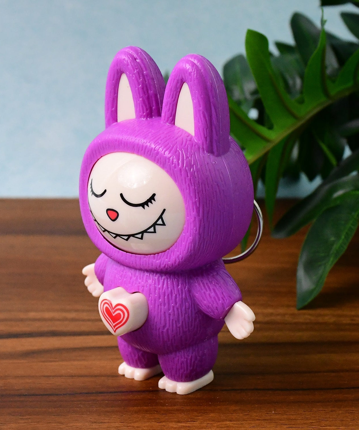 Cartoon Character Face Changing Toy With Key Holder, Keychain (1 Pc)