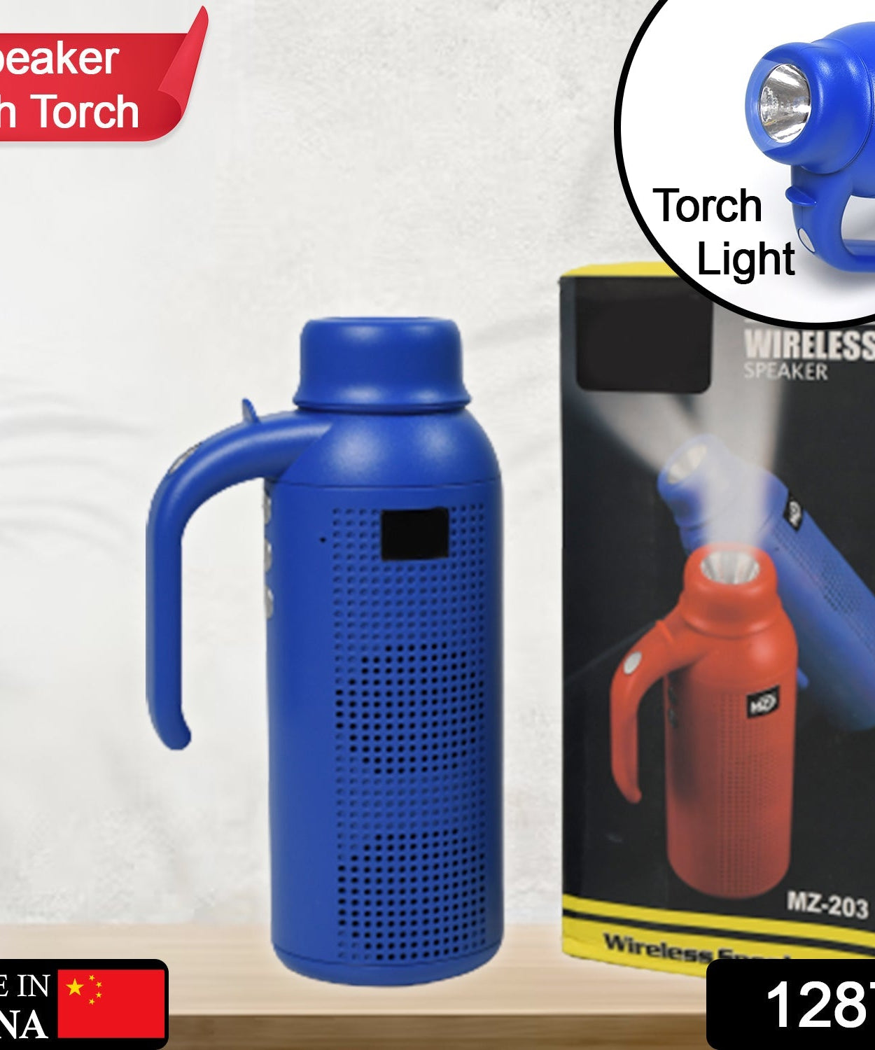 Bluetooth speaker with night light