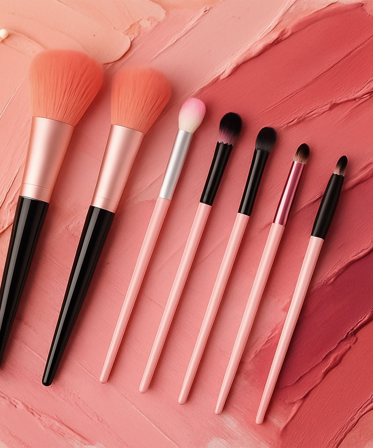 Professional Soft Makeup Brush Set (7 Pc)