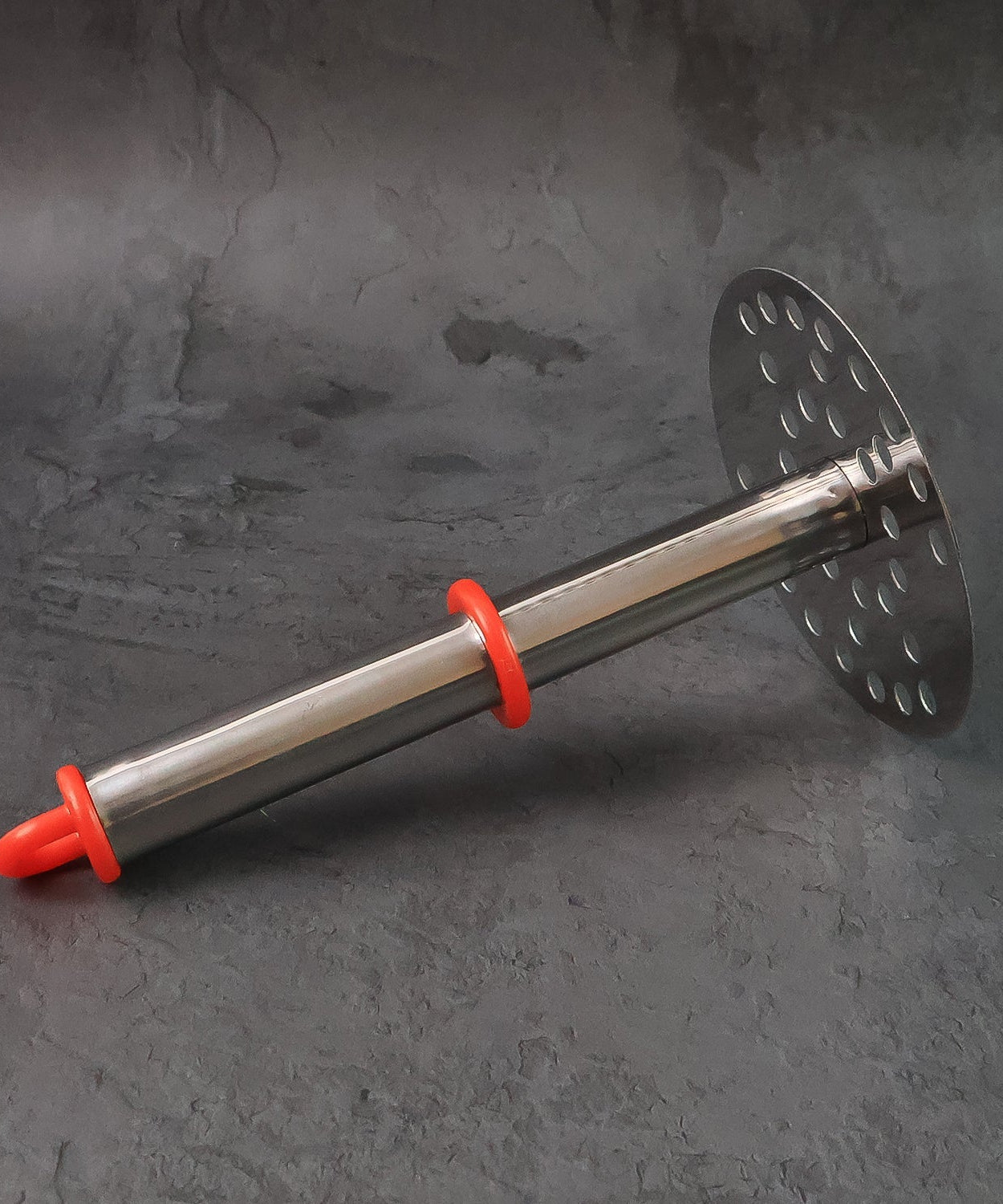 Stainless Steel Potato Masher with Ergonomic Handle (17cm / 1 Pc)