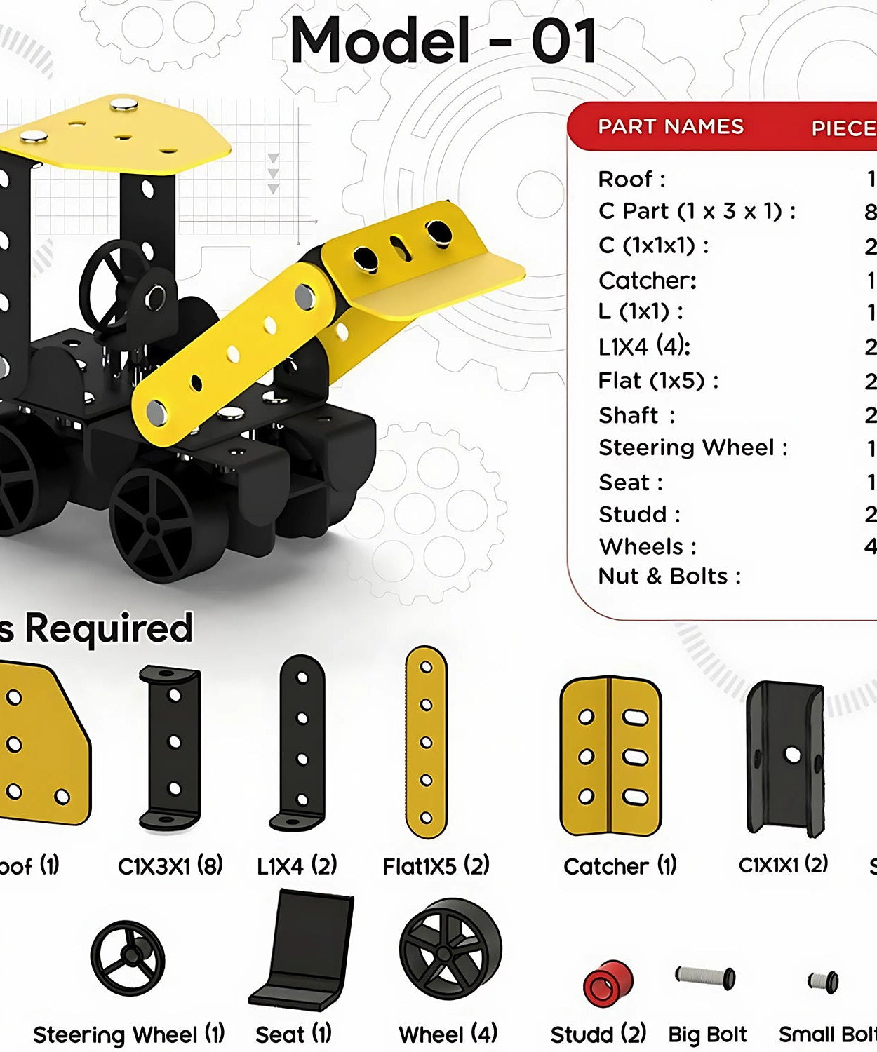 Aditi STEM Educational Mecha Racer DIY Construction Kit