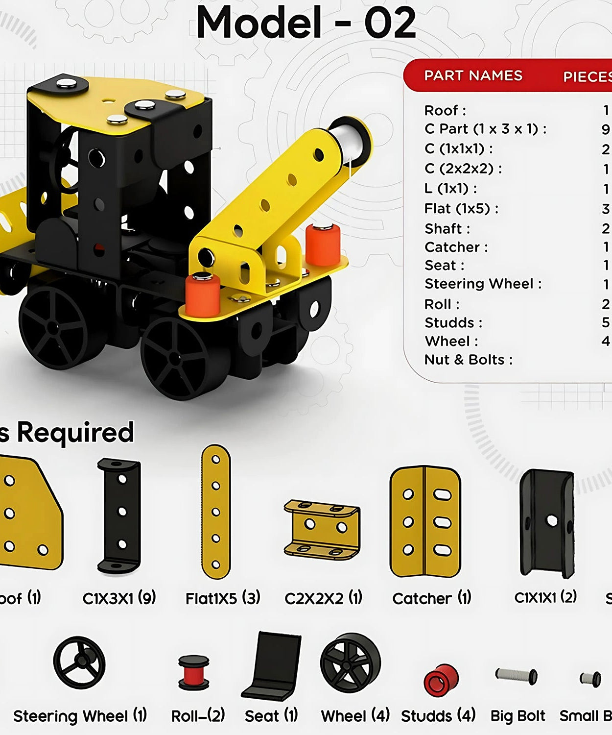 Aditi STEM Educational Mecha Racer DIY Construction Kit