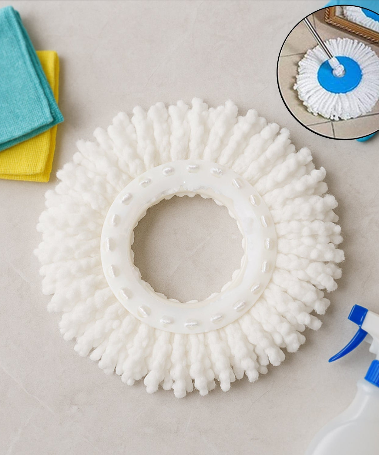 Microfiber Spin Mop Refill Head