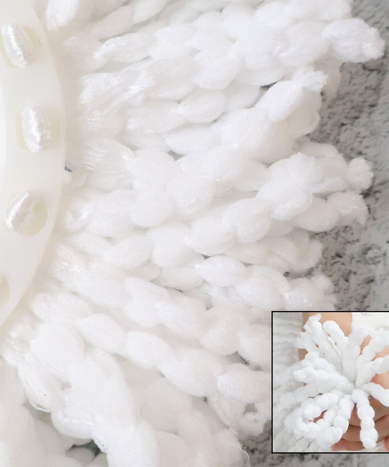 Microfiber Spin Mop Refill Head 360° Rotating Mop (5 Pc)