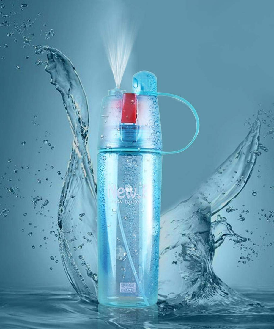 New Spray Portable Water Bottle (600ML)