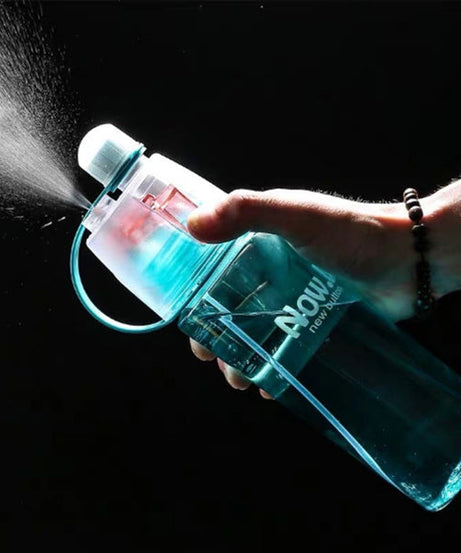 New Spray Portable Water Bottle (600ML)