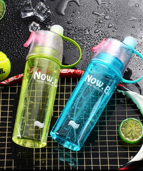 New Spray Portable Water Bottle (600ML)