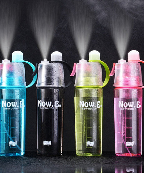 New Spray Portable Water Bottle (600ML)