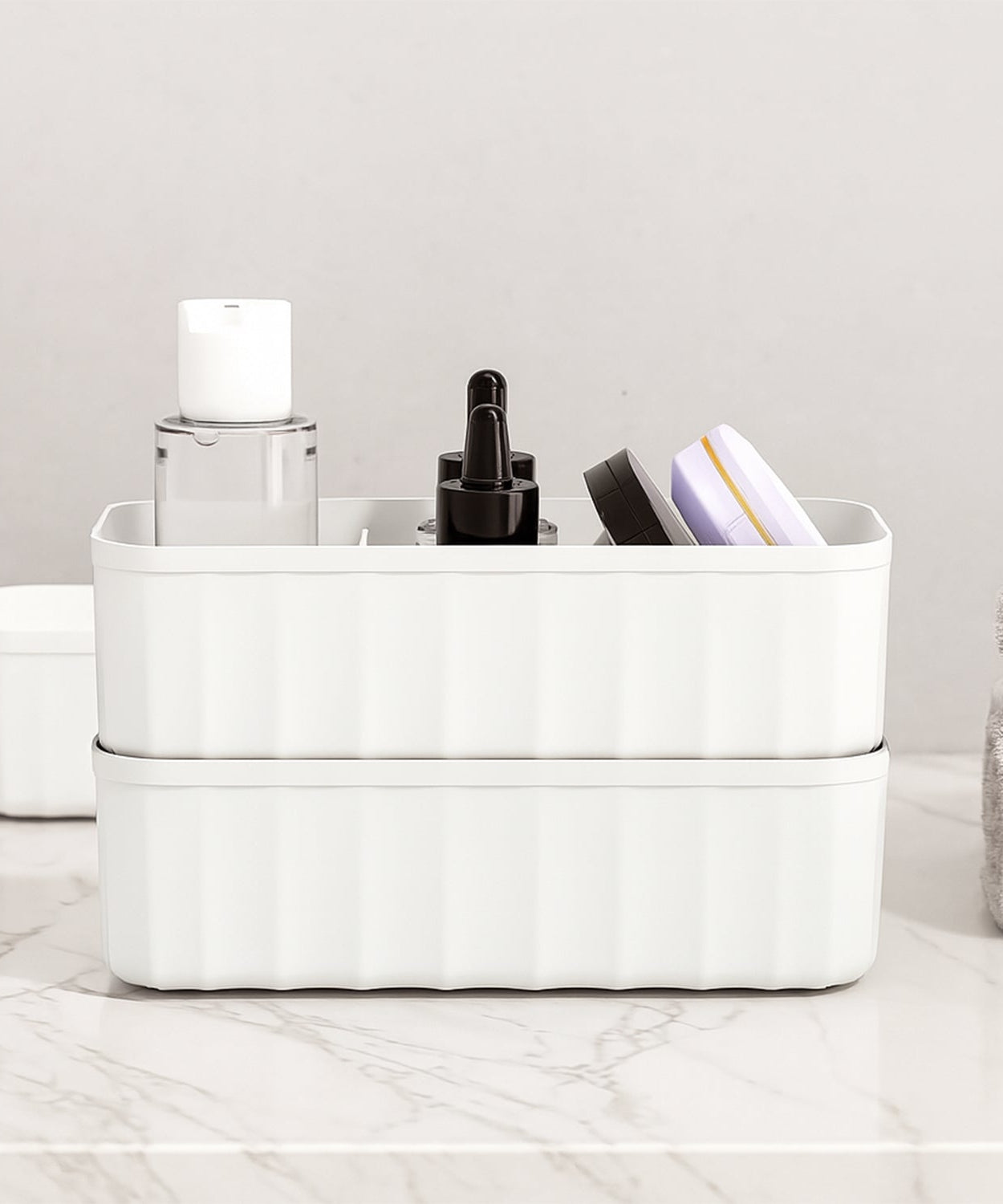 5 Compartments Socks / Handkerchief / Underwear Storage Box Socks Drawer Closet Organizer Storage Boxes (pack of 4)