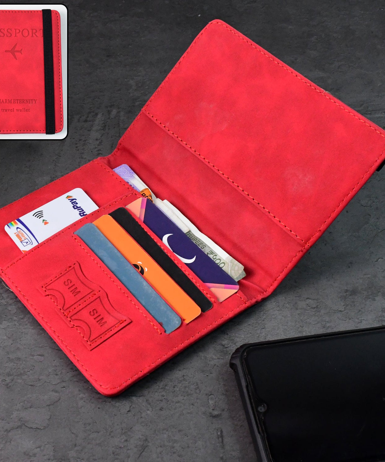 Compact Multifunction Passport Holder