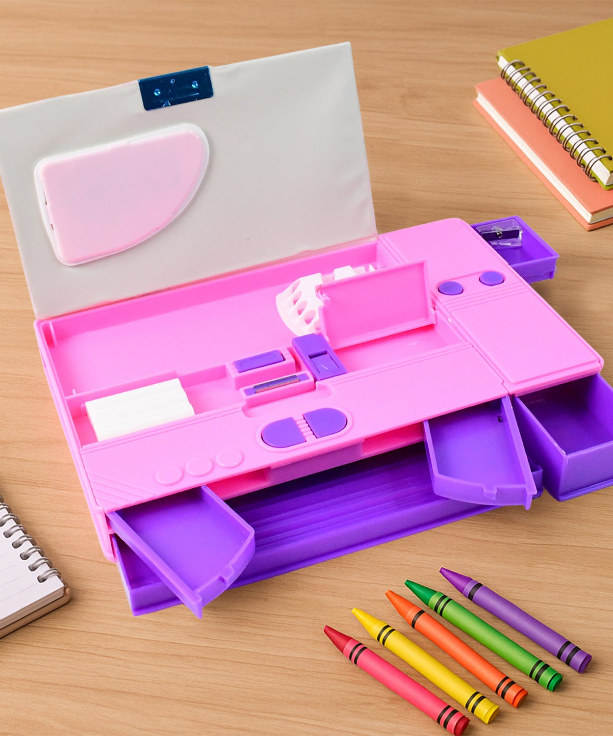 Multi-Functional Pencil Box with Calculator