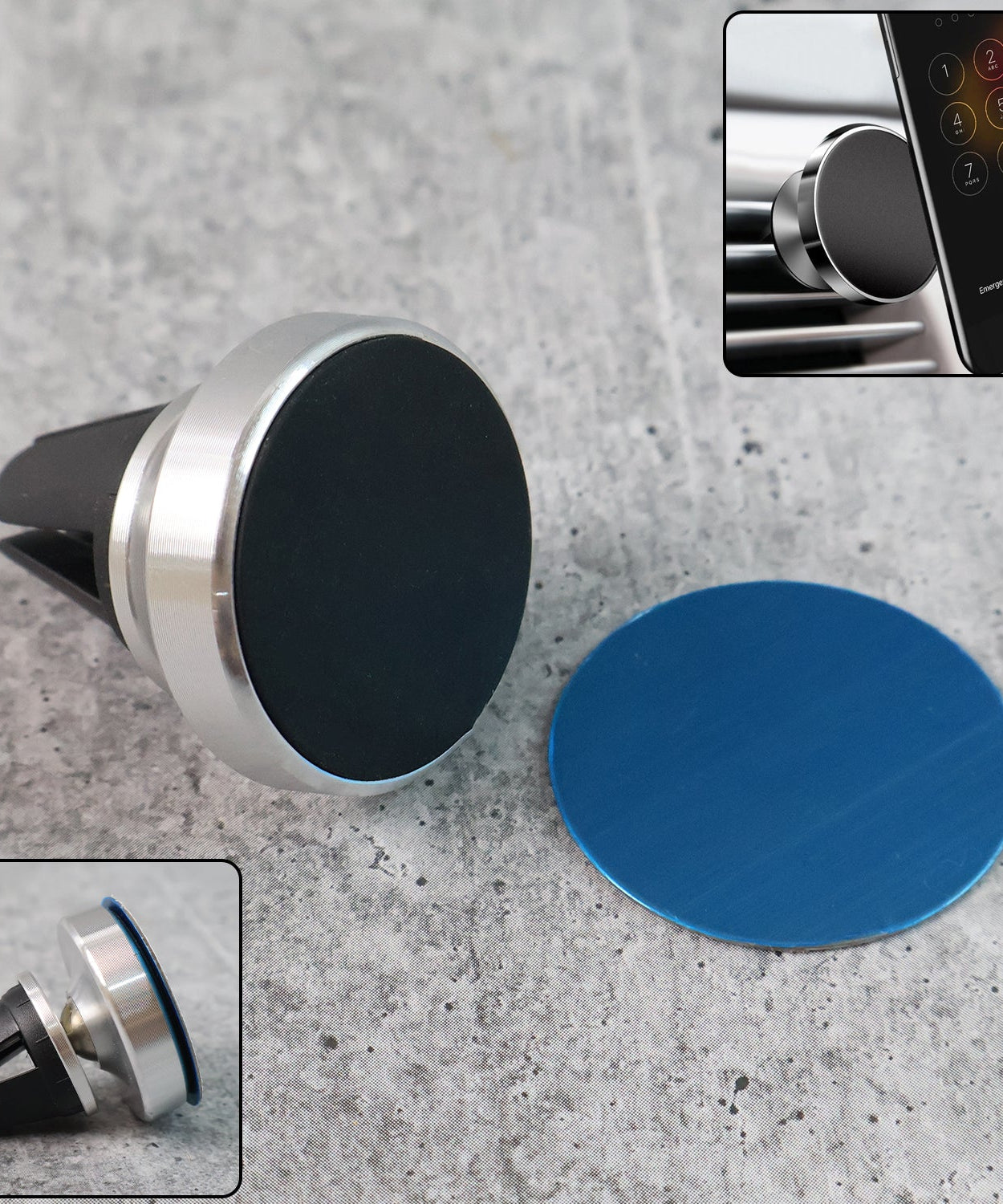 360° Rotating Magnetic Phone Holder Stand (1 Pc)