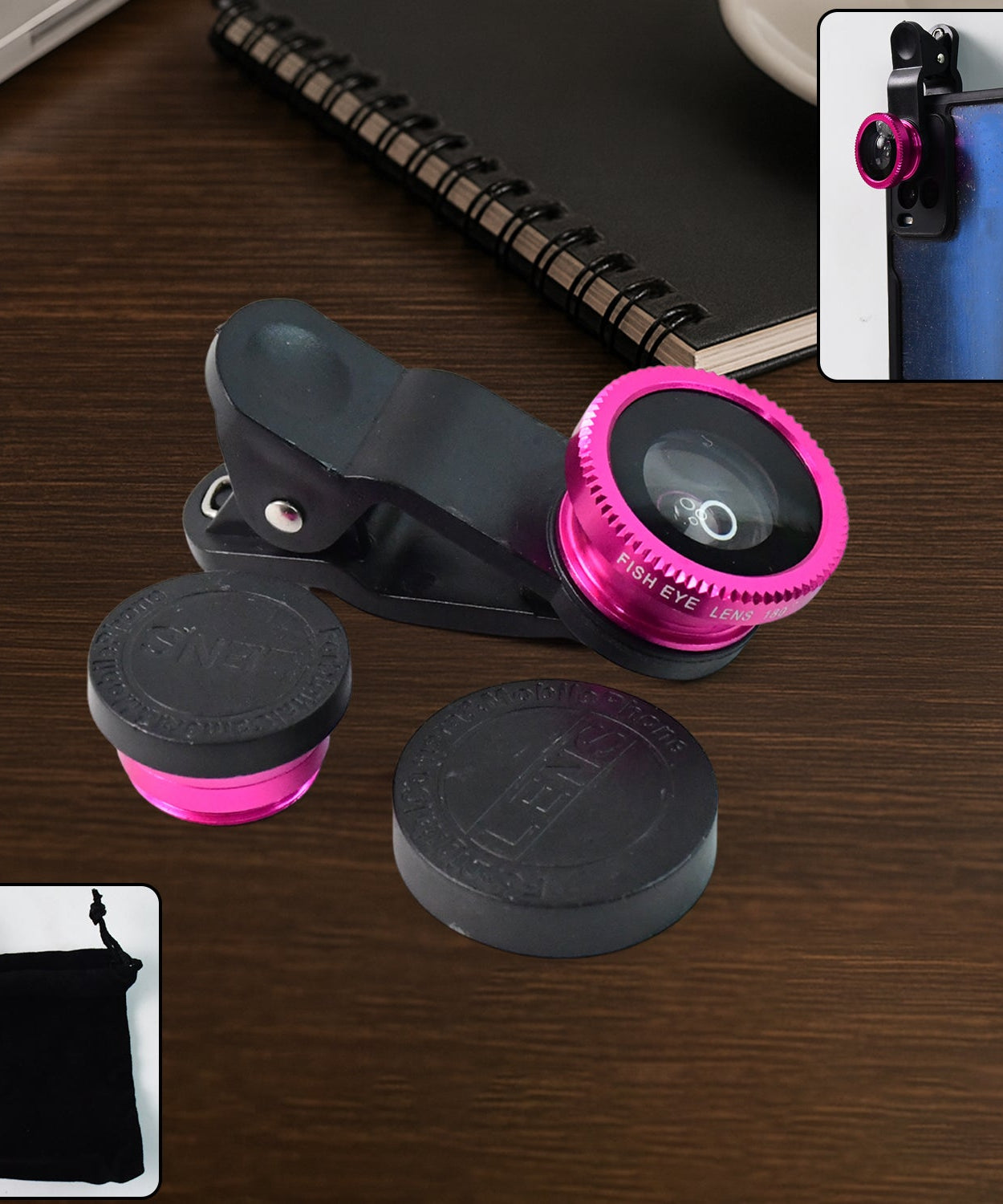 Universal Clip-On Mobile Camera Lens
