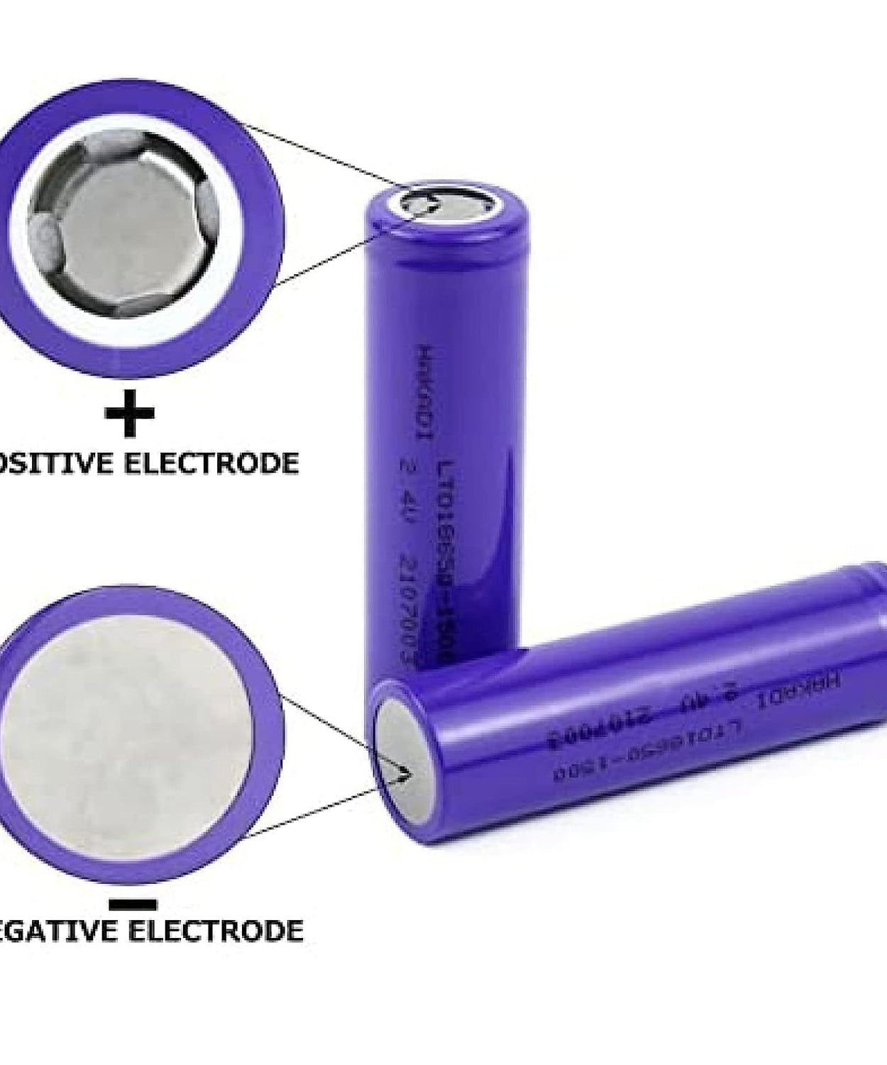 3.7V lithium rechargeable battery, 1200mAh, flat-top design.