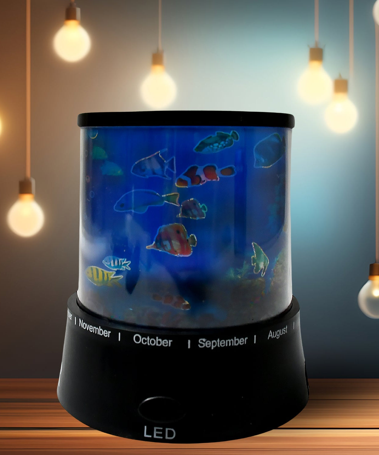 LED Projector Night Light – 3 Battery Lamps, Rotating with Music, Perfect for Kids & Home Decor (1 Pc, Battery Not Included)