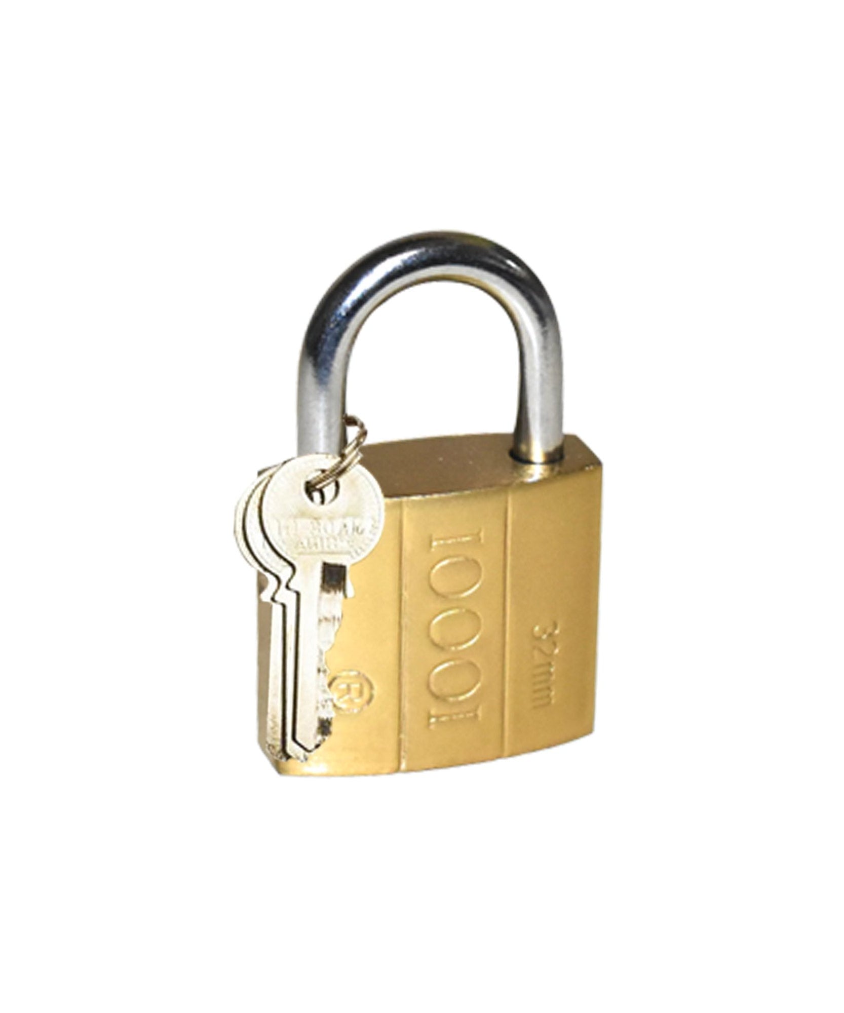 Solid multipurpose padlock with key for home security