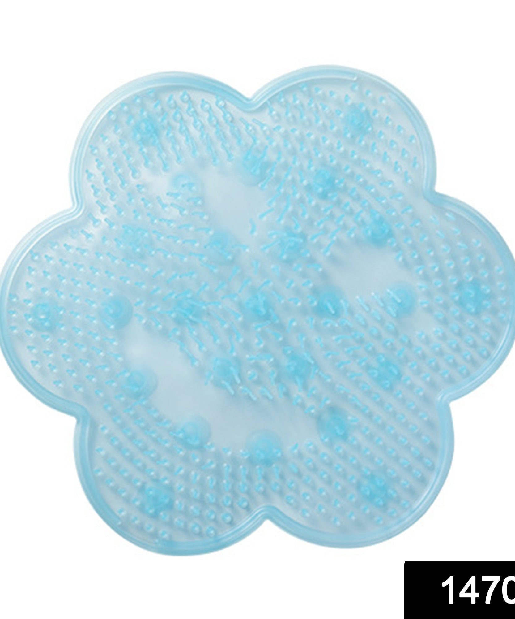 Massage pad with foot scrubbing feature